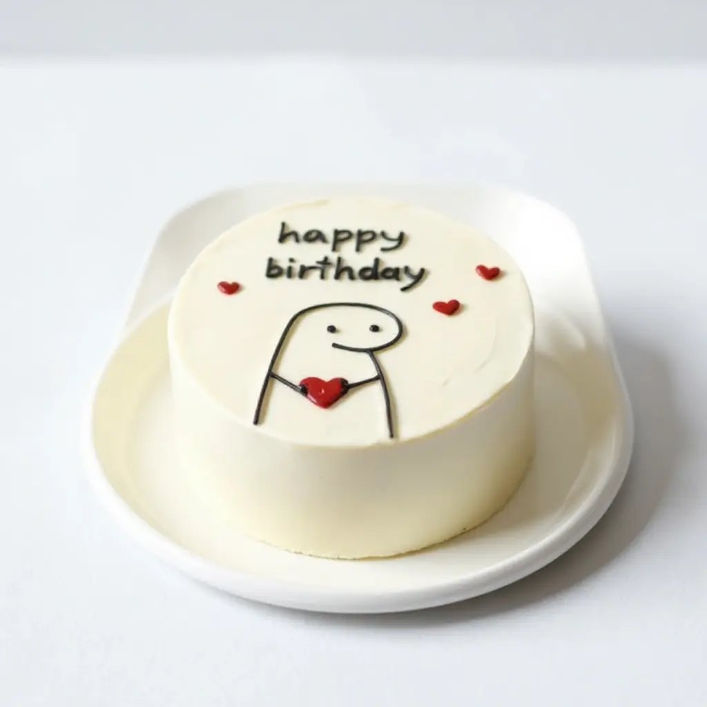 Bento cakes with a little heart