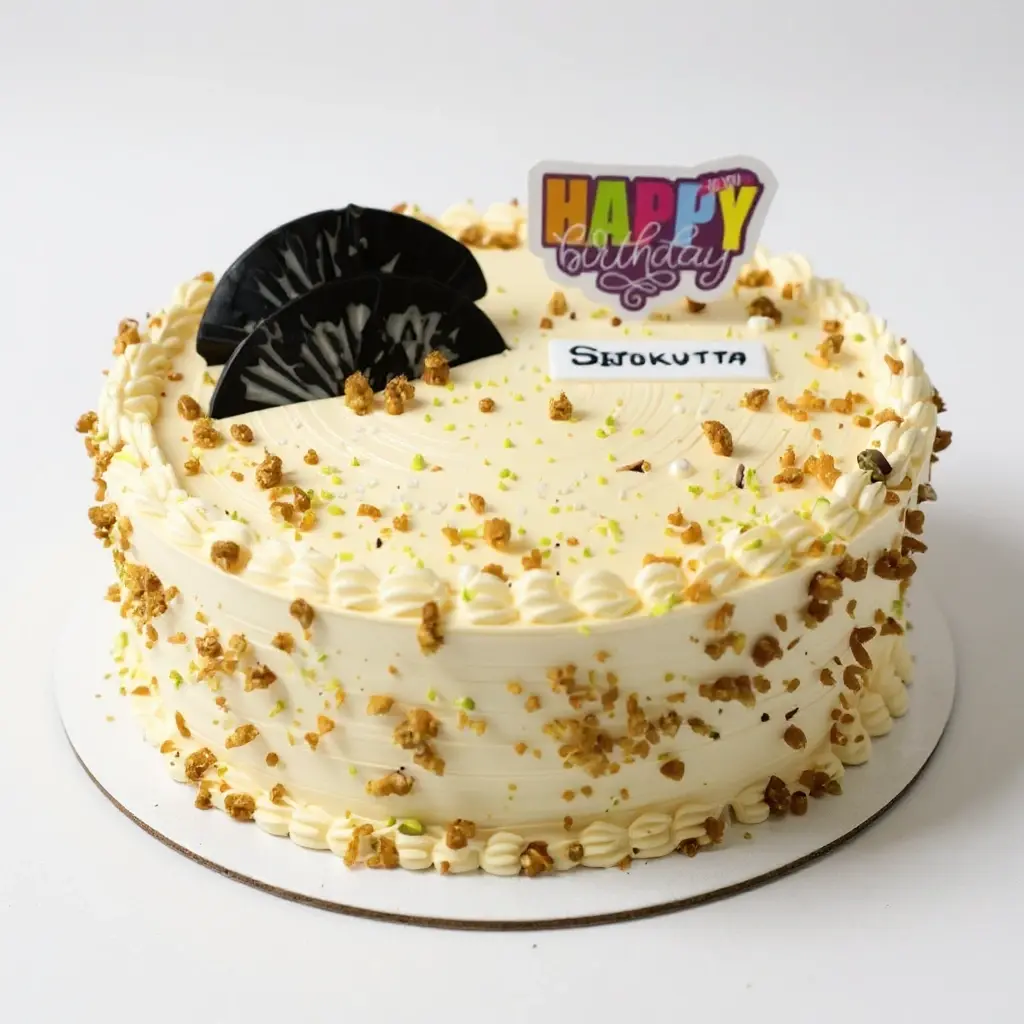 Butterscotch flavoured cake