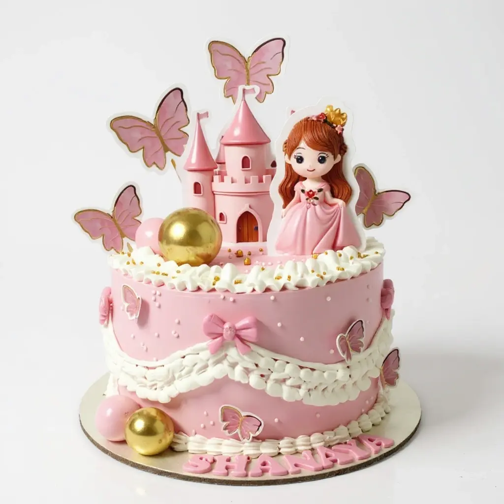 Castle princess cake