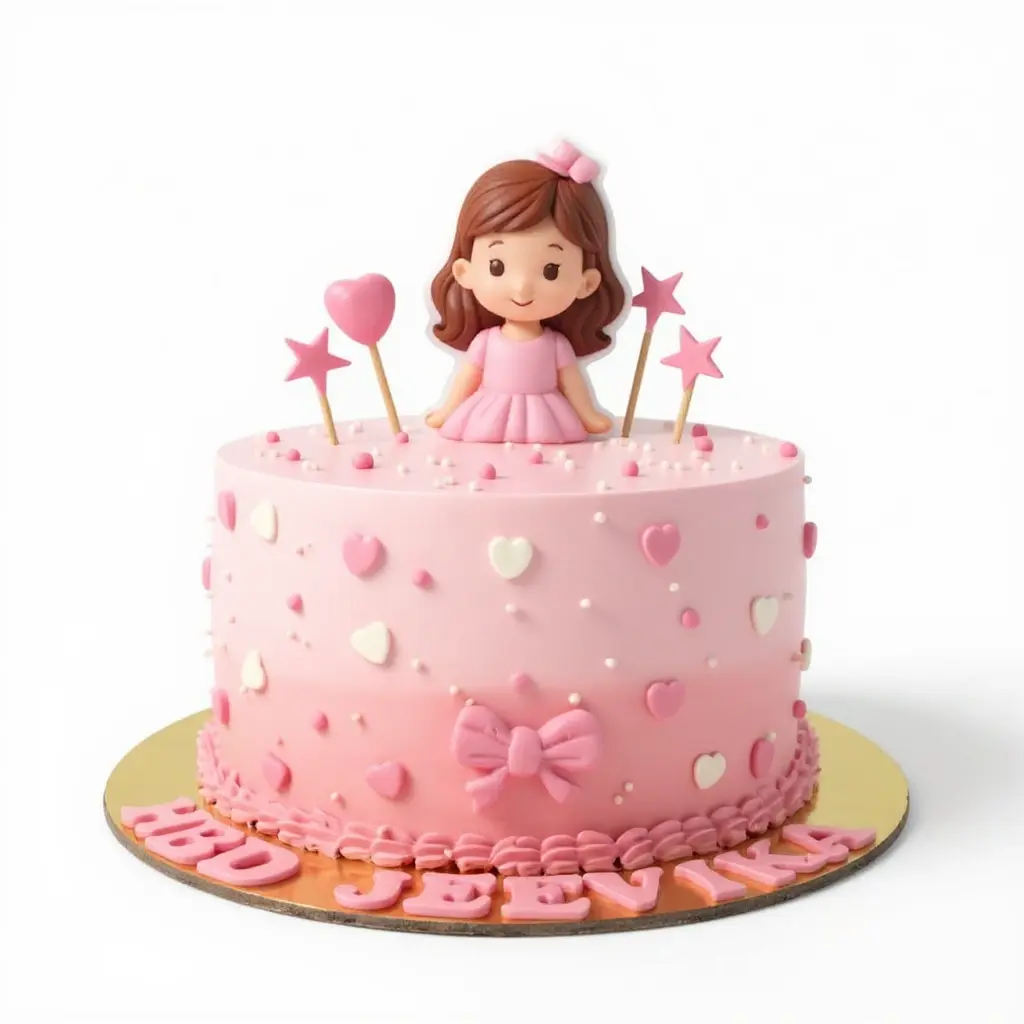 Princess theme cake